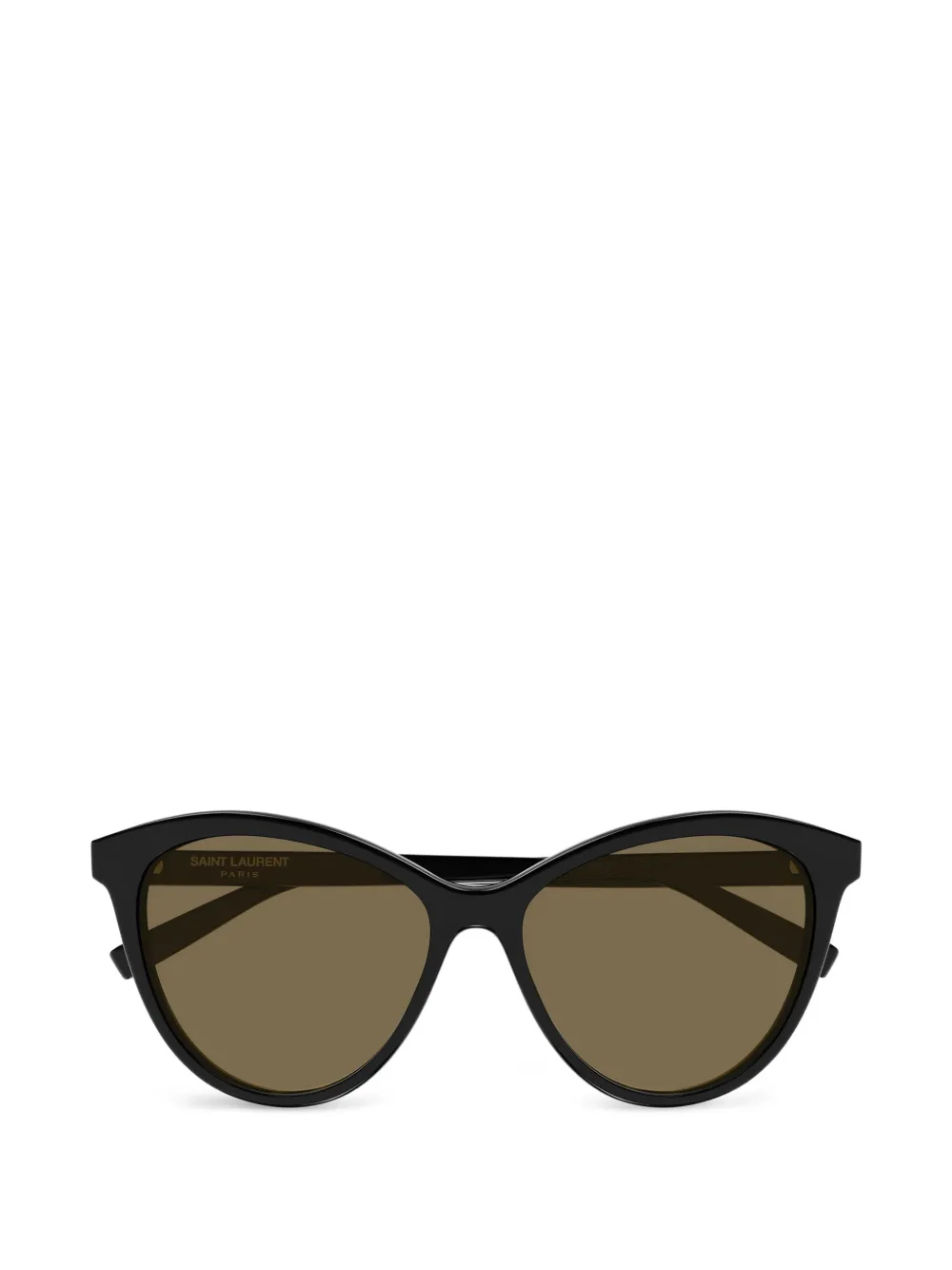 Saint Laurent Eyewear cat-eye logo-lettering sunglasses - Nero