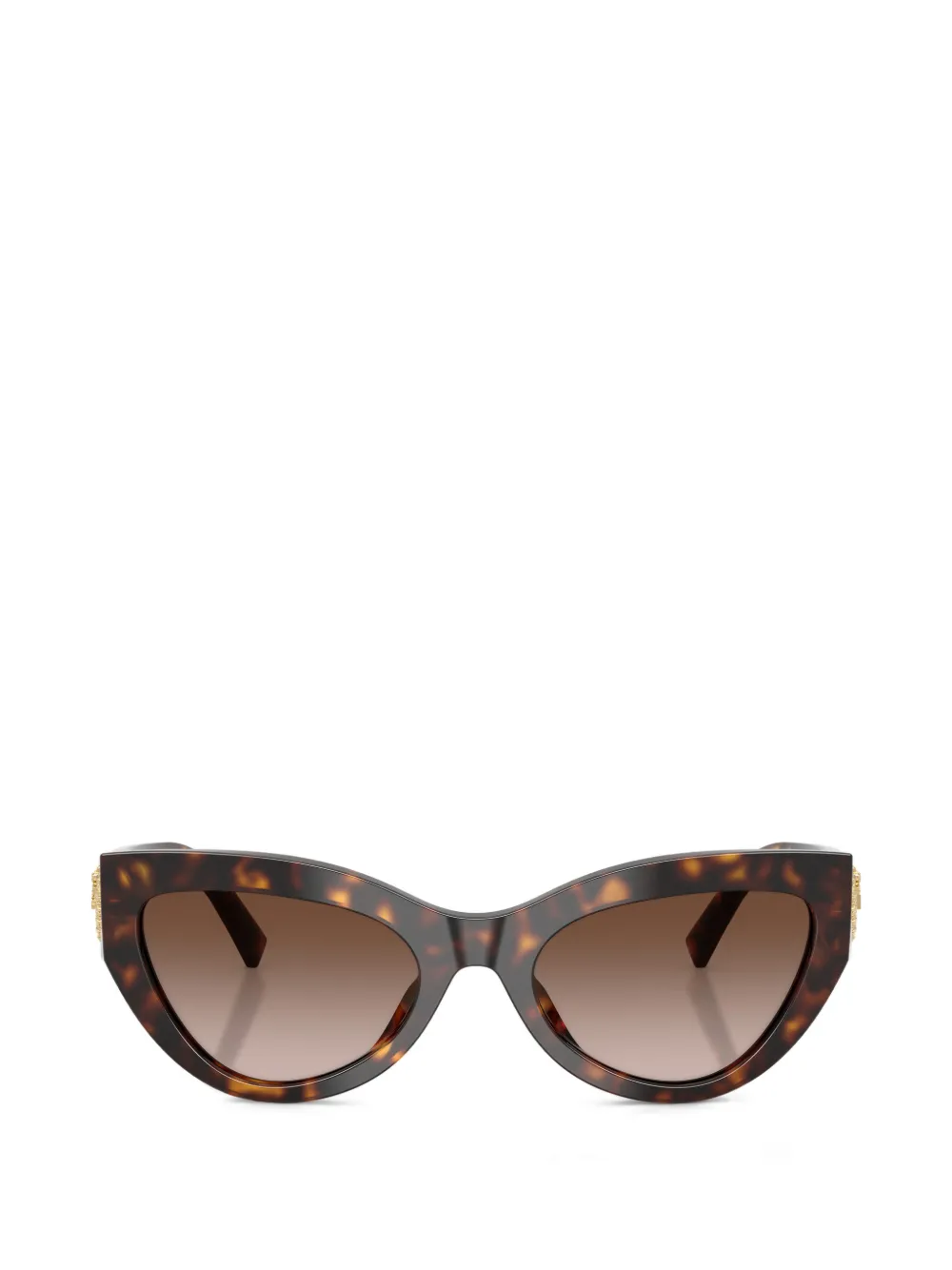 Dolce & Gabbana Eyewear tortoiseshell-effect cat-eye sunglasses - Marrone