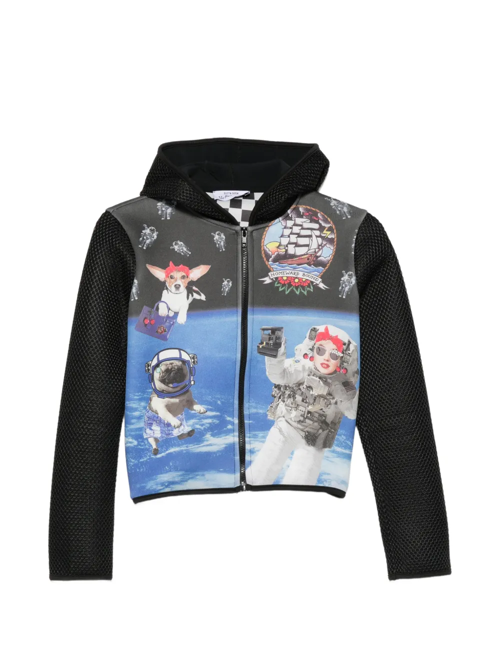 The Artistylist graphic-print hooded jacket · S