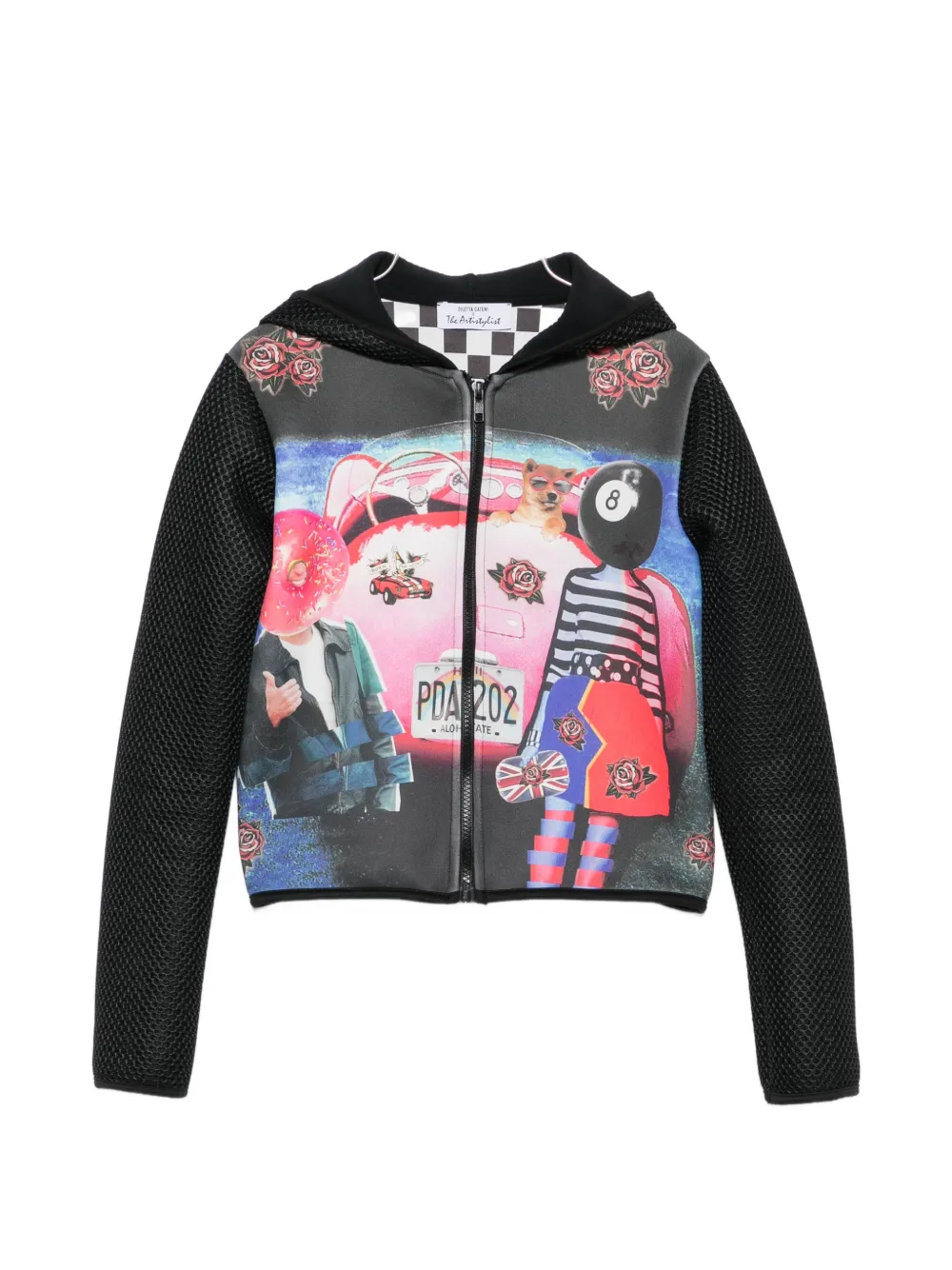 The Artistylist graphic-print hoodie - Schwarz