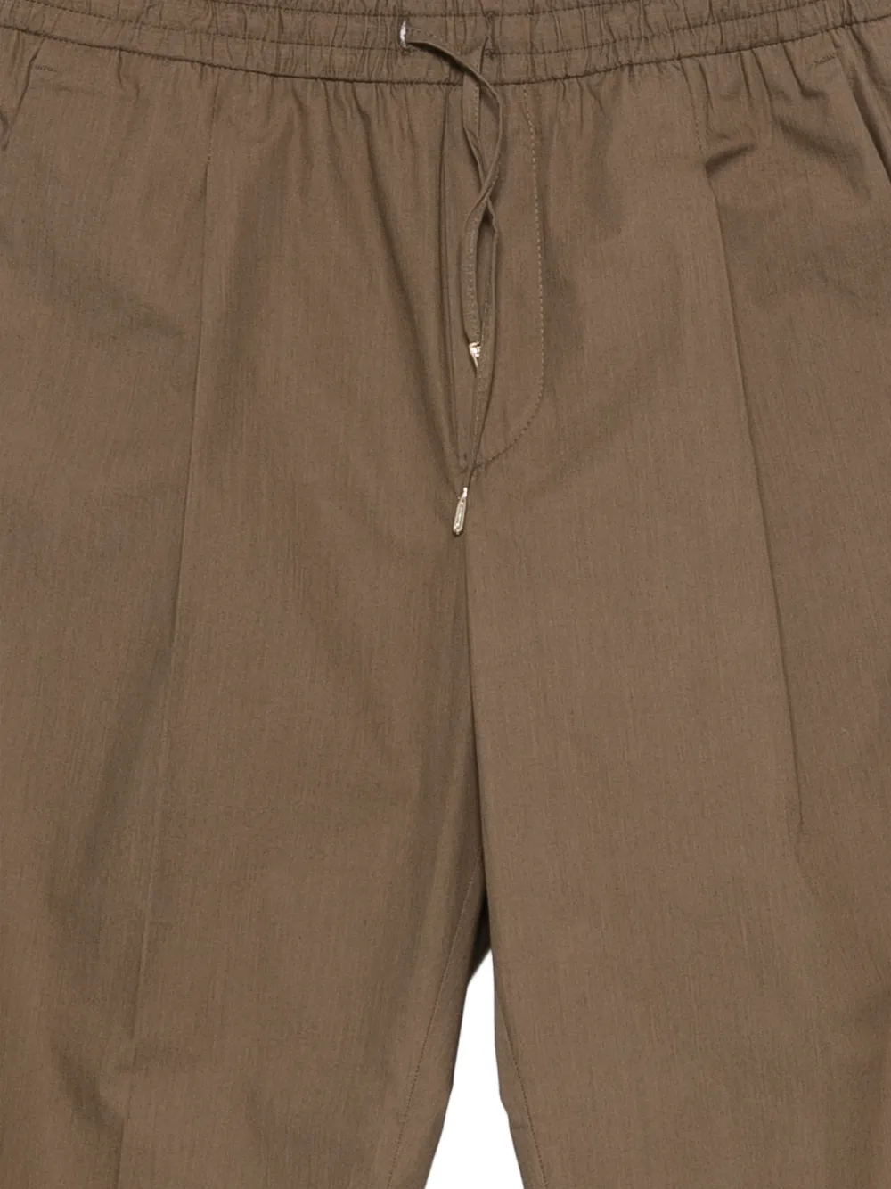 Briglia 1949 Broek met elastische taille en trekkoord Bruin