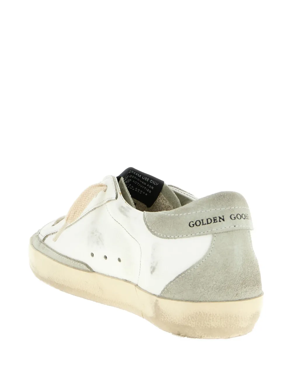 Golden Goose Superstar pony-hair star sneakers Wit