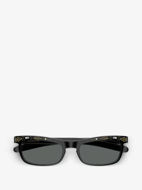 VALENTINO GARAVANI EYEWEAR crystal-embellished VLogo sunglasses