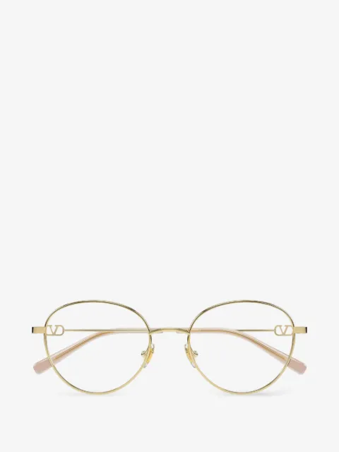 VALENTINO GARAVANI EYEWEAR VLogo Signature round-frame glasses