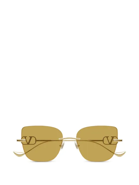 VALENTINO GARAVANI EYEWEAR VLogo geometric-frame sunglasses