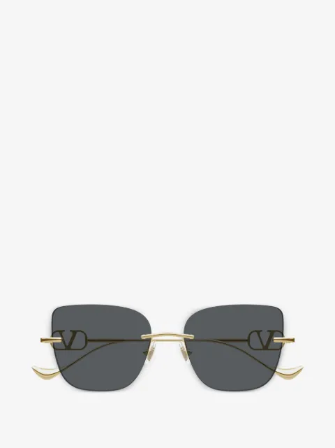 VALENTINO GARAVANI EYEWEAR VLogo Signature zonnebril met vierkant montuur