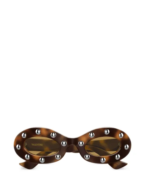 VALENTINO GARAVANI EYEWEAR lentes de sol con armazón ovalada