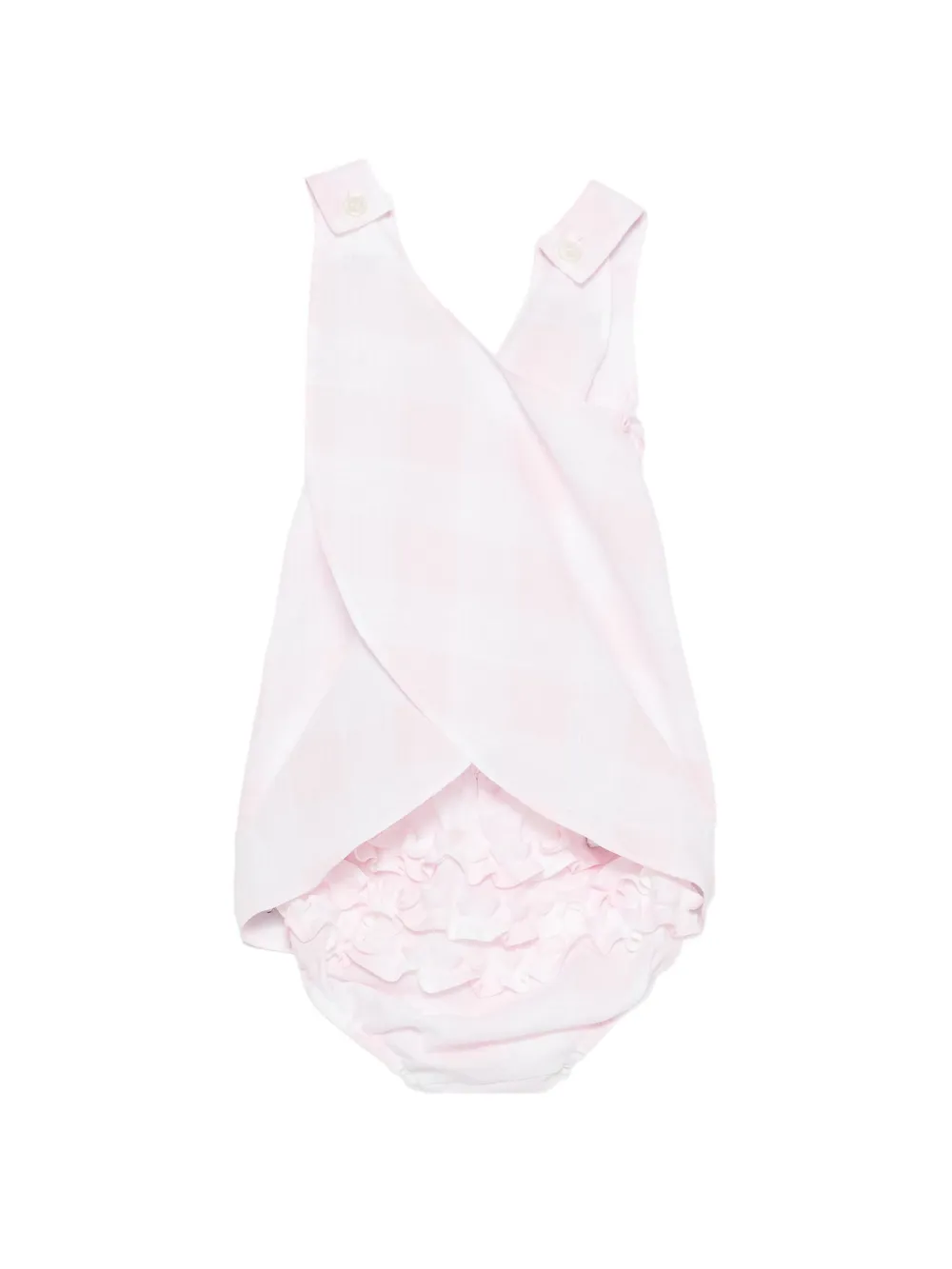 Il Gufo Twee jurken met ruches Roze