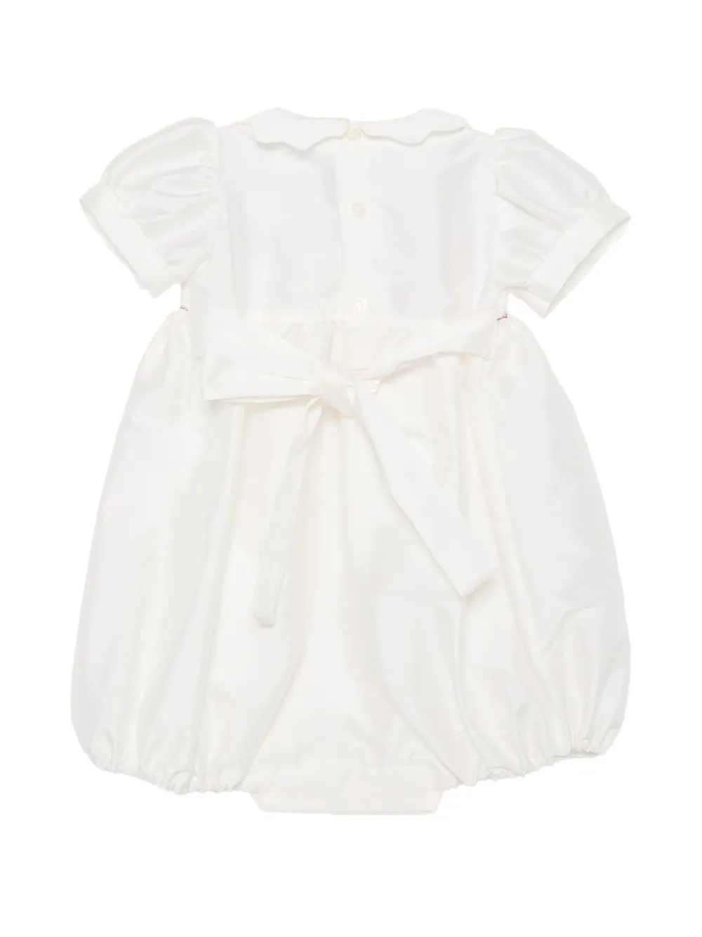 Mariella Ferrari Romper met geborduurde bloemen Wit