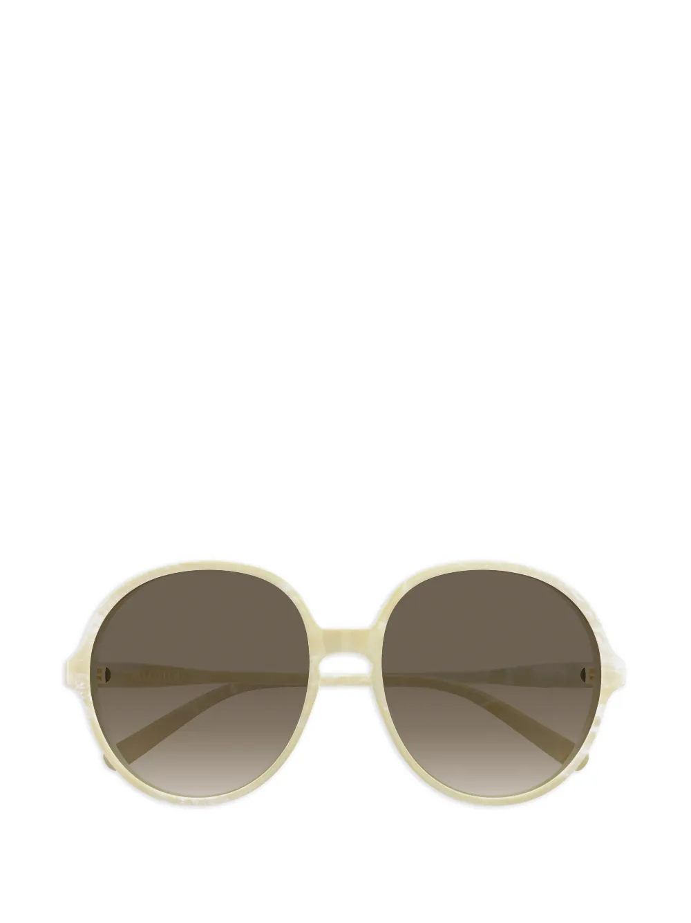 VALENTINO GARAVANI EYEWEAR VLogo round-frame sunglasses - Toni neutri