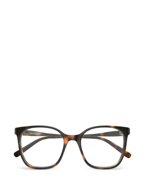 VALENTINO GARAVANI EYEWEAR VLogo tortoise-shell glasses