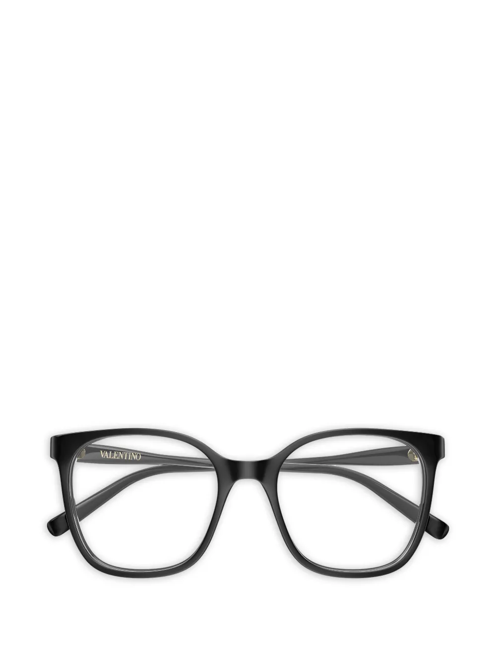 VALENTINO GARAVANI EYEWEAR VLogo geometric-frame glasses - Nero
