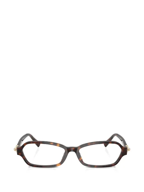 Tiffany & Co. tortoiseshell-effect rectangle-frame glasses
