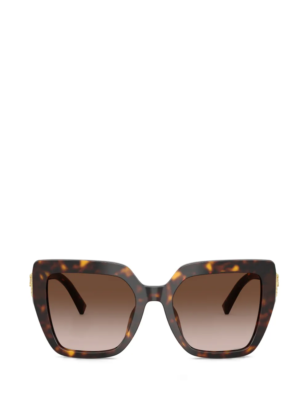 Dolce & Gabbana Eyewear tortoiseshell-effect square-frame sunglasses - Marrone