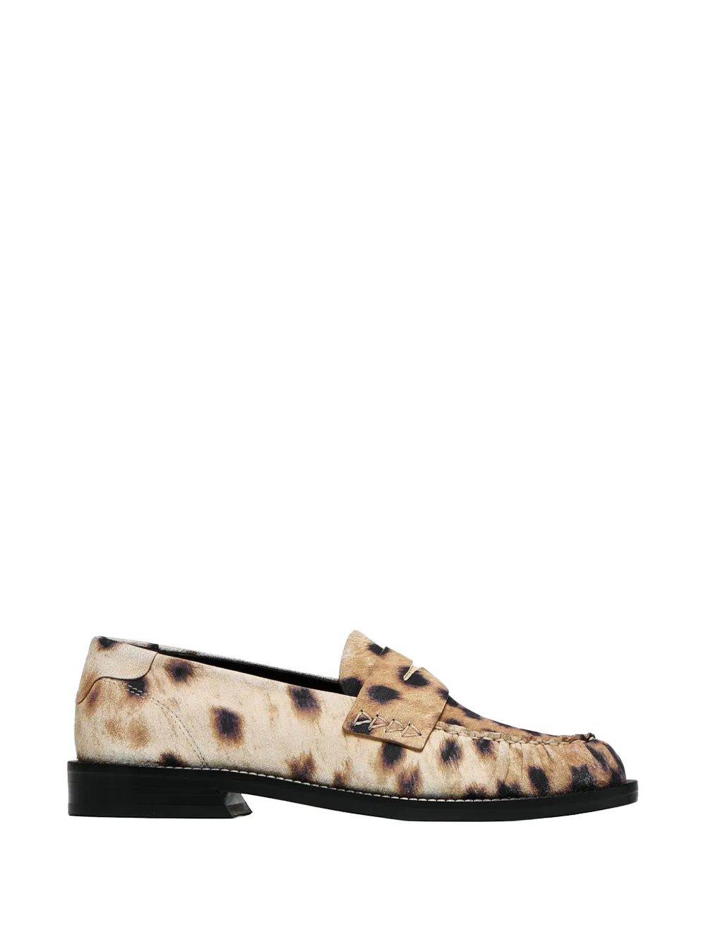 Vanda Novak Greta leopard-print loafers - Neutrals