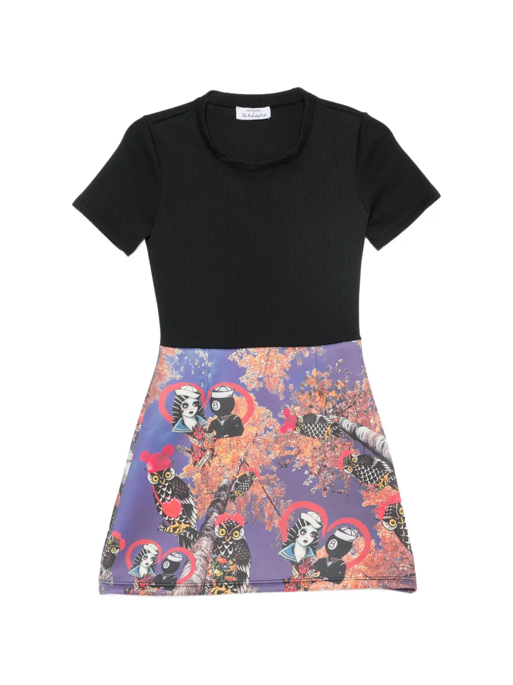 The Artistylist graphic-print A-line mini dress - Viola