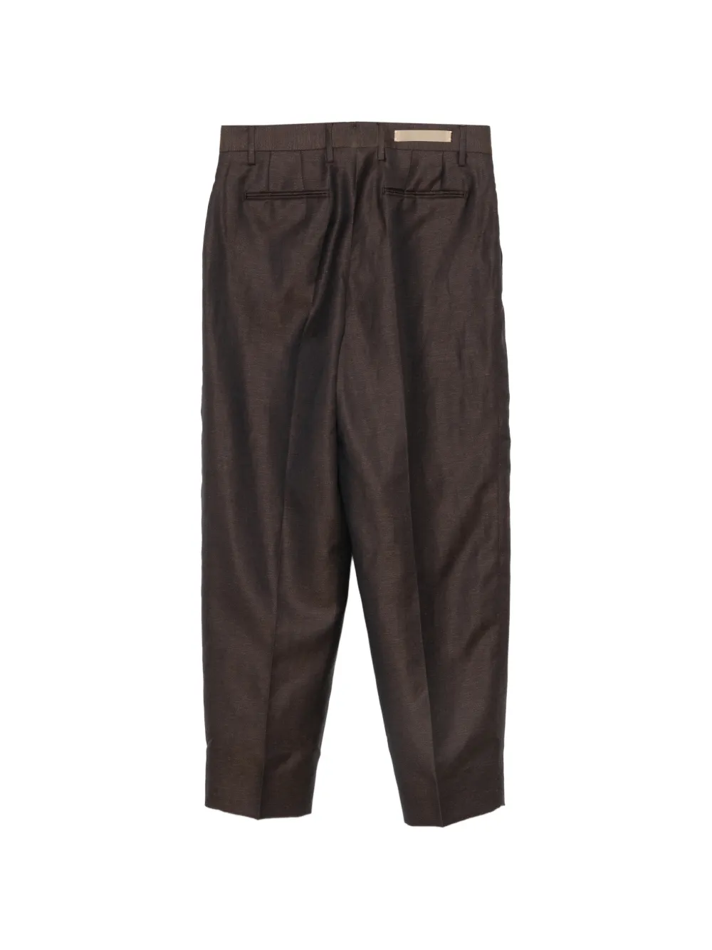 Briglia 1949 Geplooide pantalon Bruin