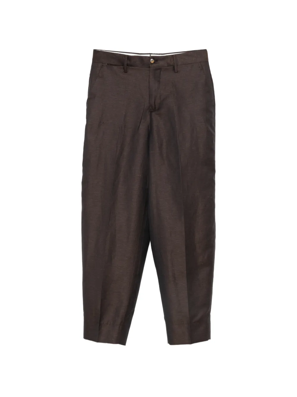 Briglia 1949 pressed-crease tailored trousers - Marrone