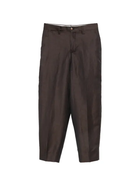 Briglia 1949 pressed-crease tailored trousers