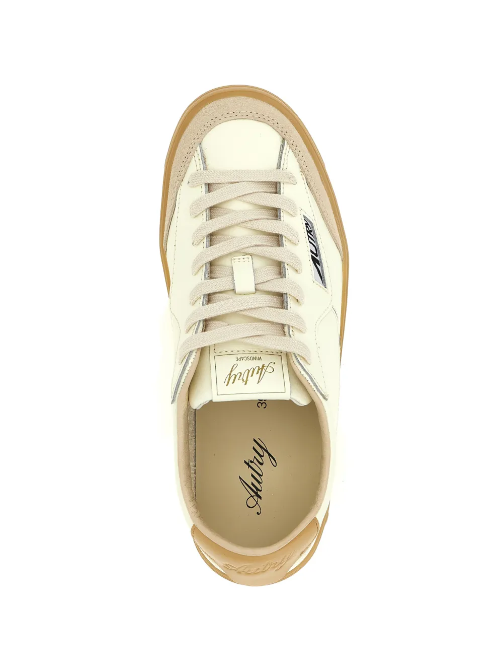 Autry Windscape Low leather sneakers Beige