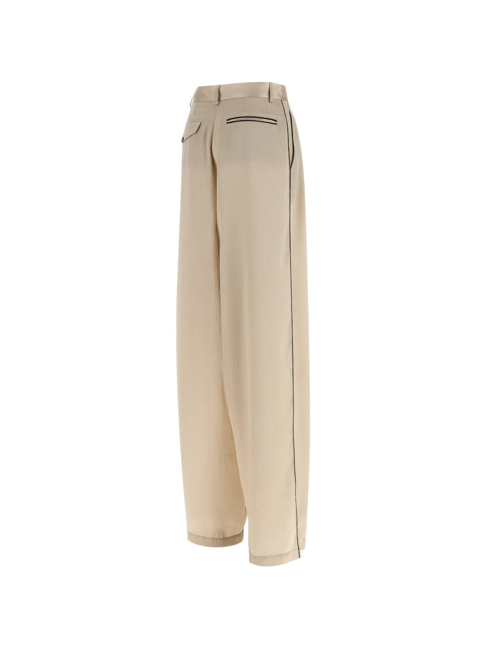 Jejia Pantalon met gekreukt effect en afwerking Beige