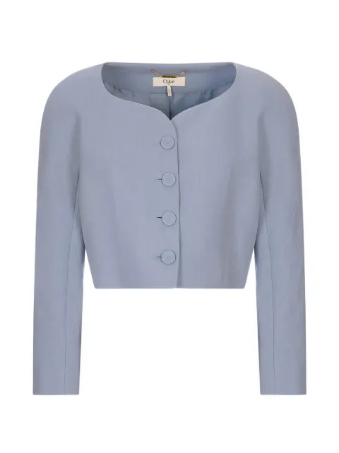 Chloé button-up cropped jacket