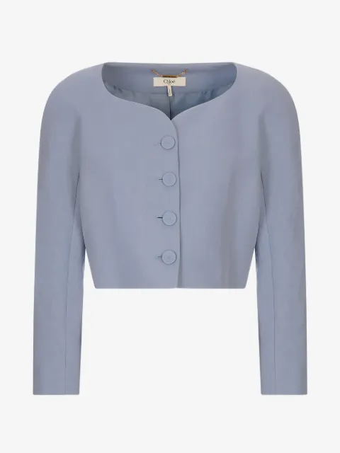 Chloé button-up cropped jacket