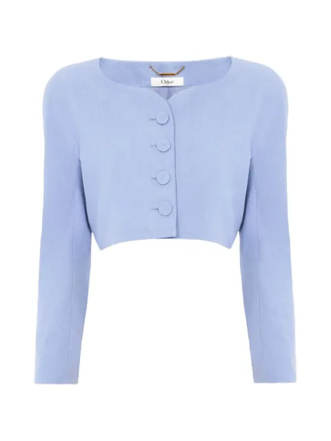 Chloé button-up cropped jacket