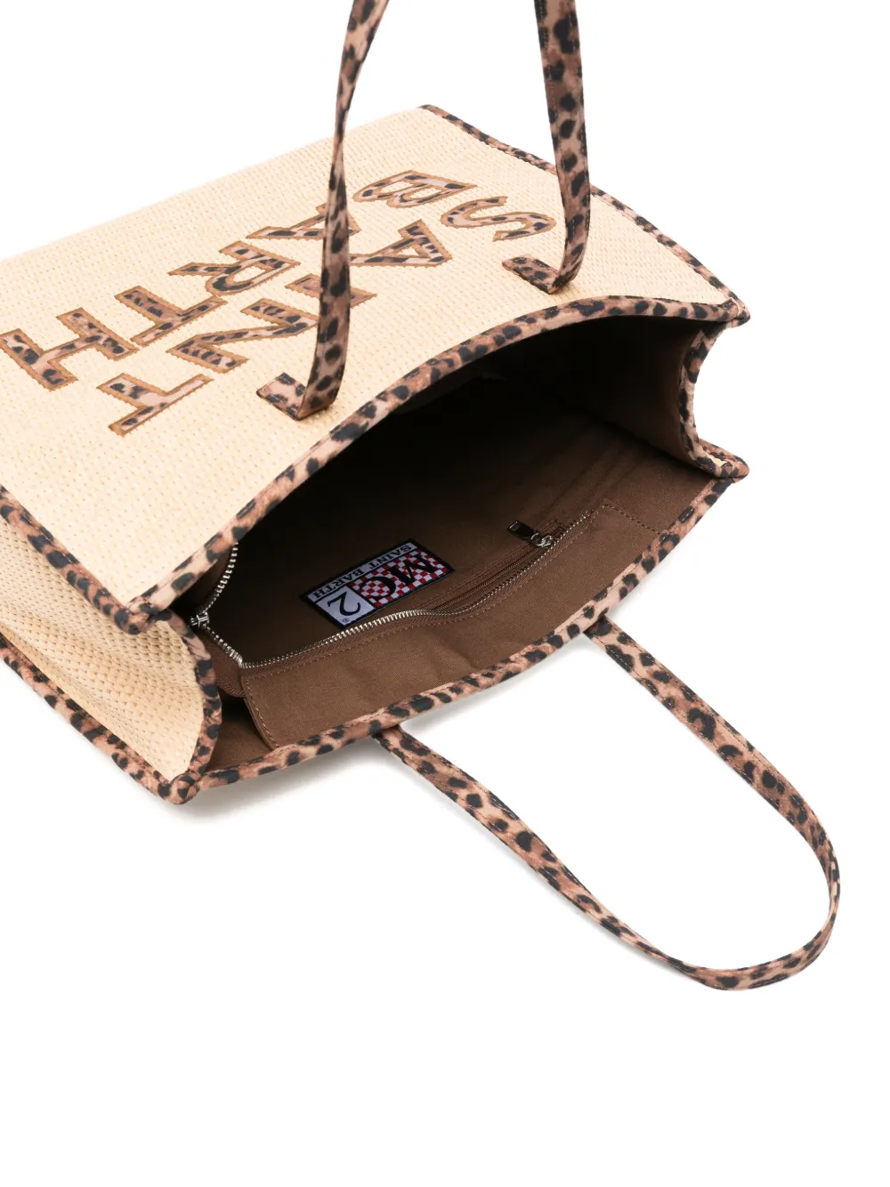 MC2 Saint Barth Vivian schoudertas met logopatch Beige