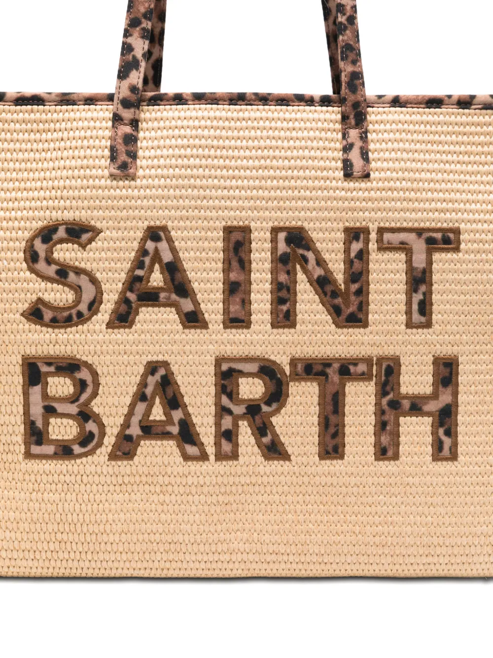 MC2 Saint Barth Vivian schoudertas met logopatch Beige