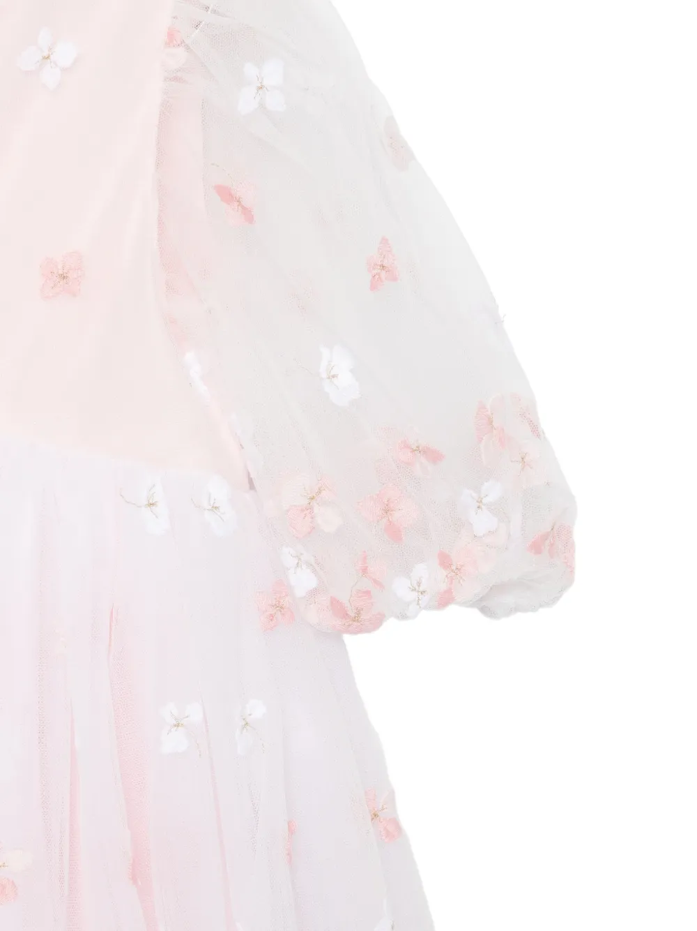 Tartine Et Chocolat Jurk met bloemenpatch Roze