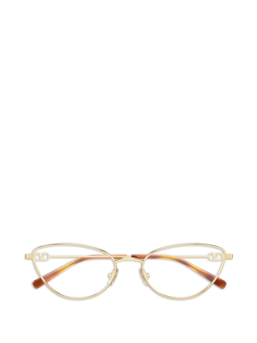 VALENTINO GARAVANI EYEWEAR VLogo cat-eye glasses - Oro