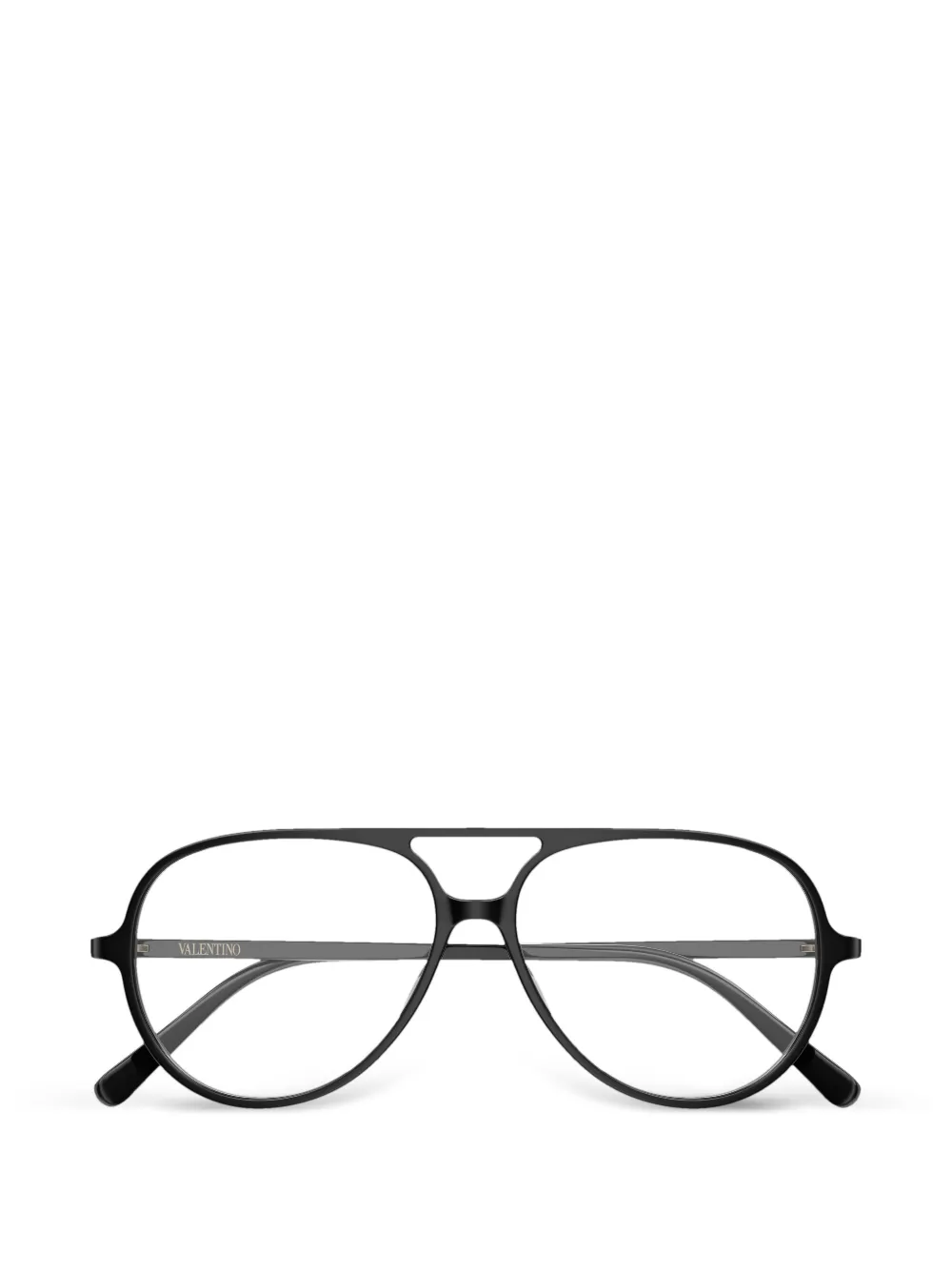 VALENTINO GARAVANI EYEWEAR VLogo Signature pilot-frame glasses - Schwarz
