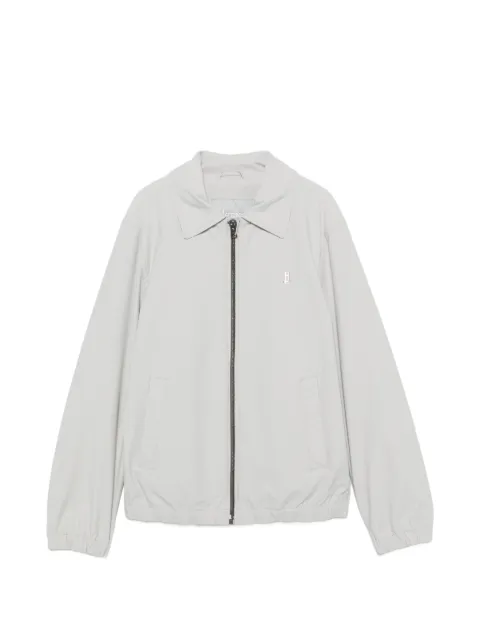 Herno Kids logo-plaque bomber jacket