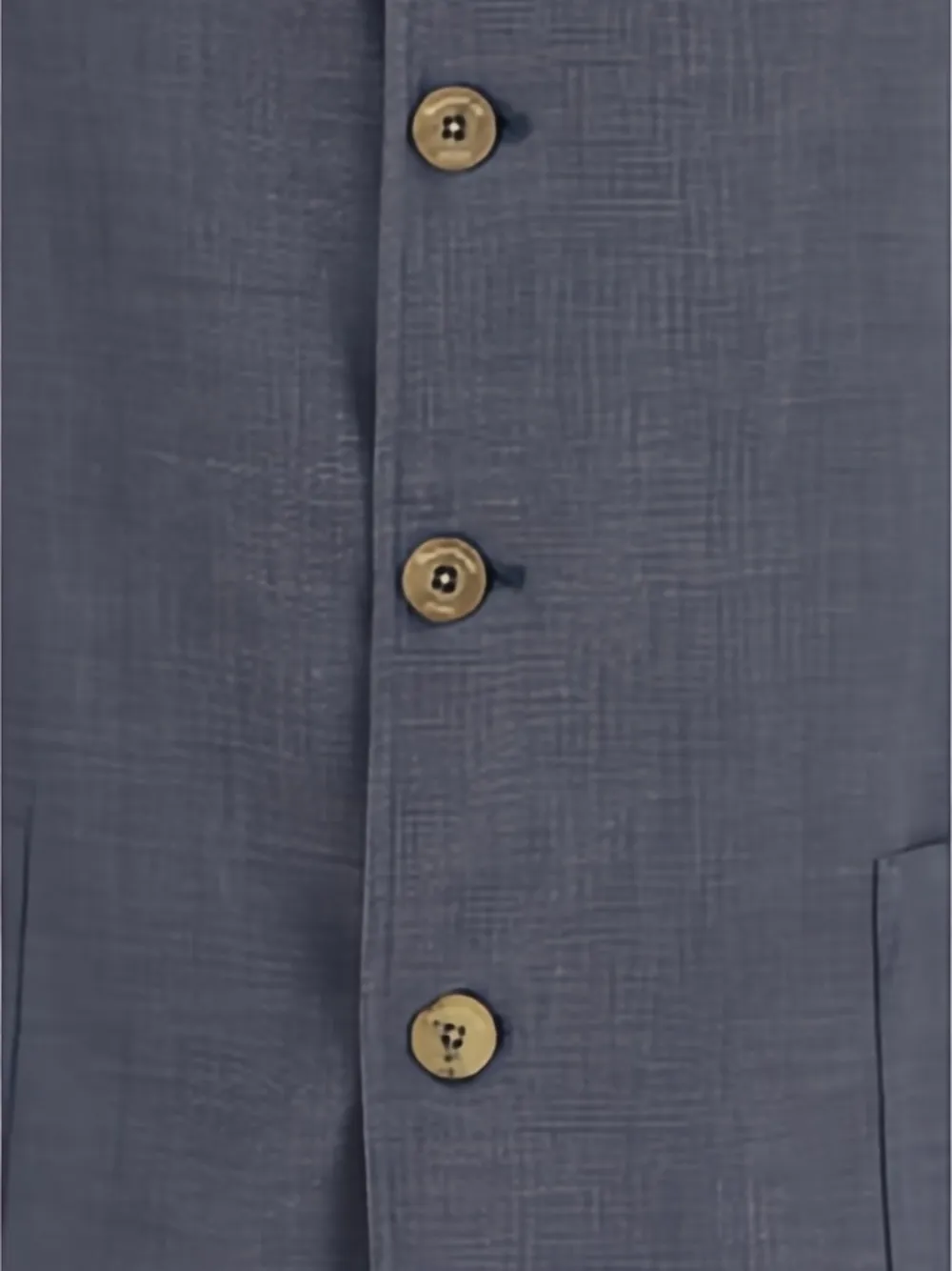 Finamore 1925 Napoli Jack met opgestikte zak Blauw