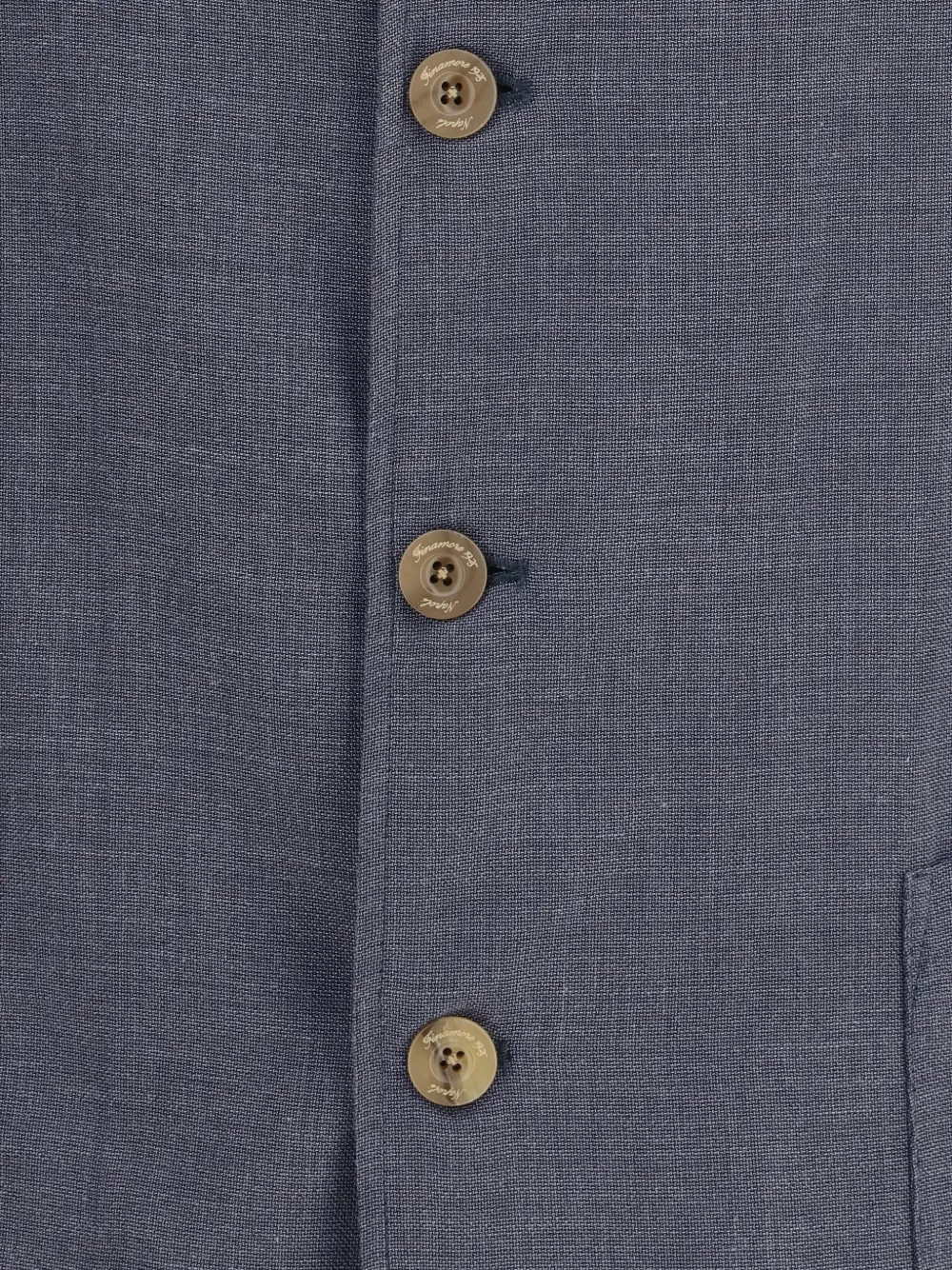Finamore 1925 Napoli Jack met opgestikte zak Blauw