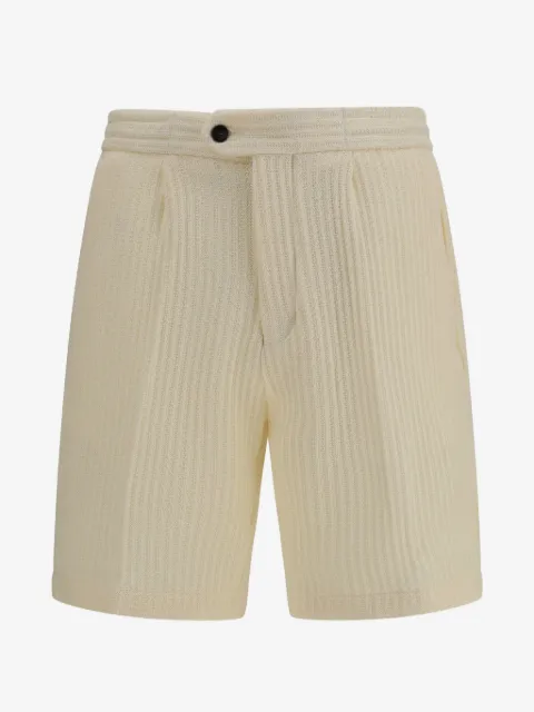 Germano 1952 shorts texturizados con pinzas