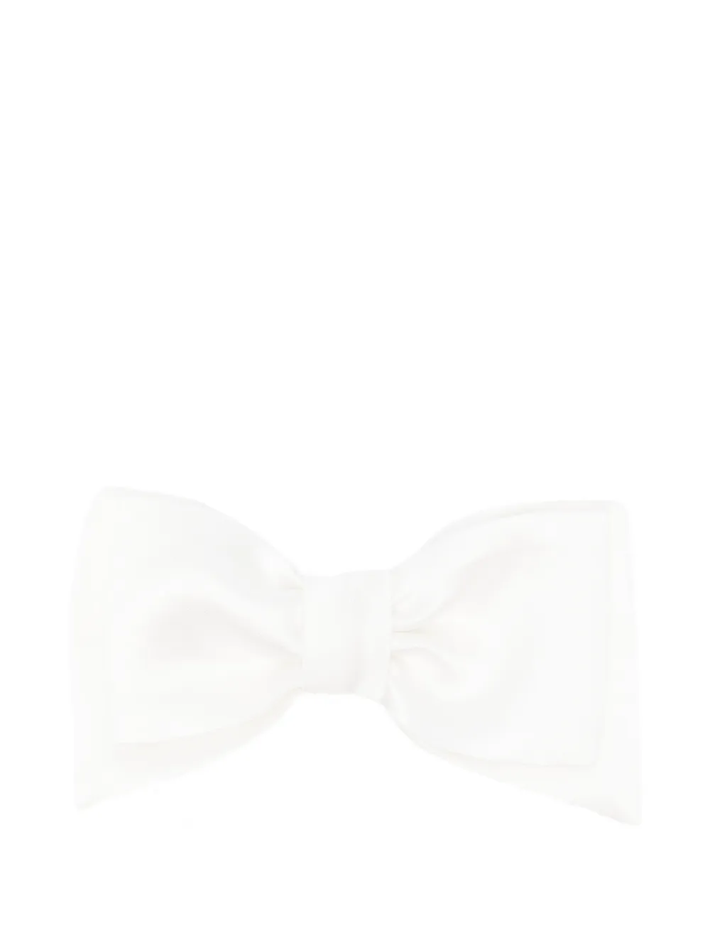 Il Gufo bow-shape hair clip - Bianco