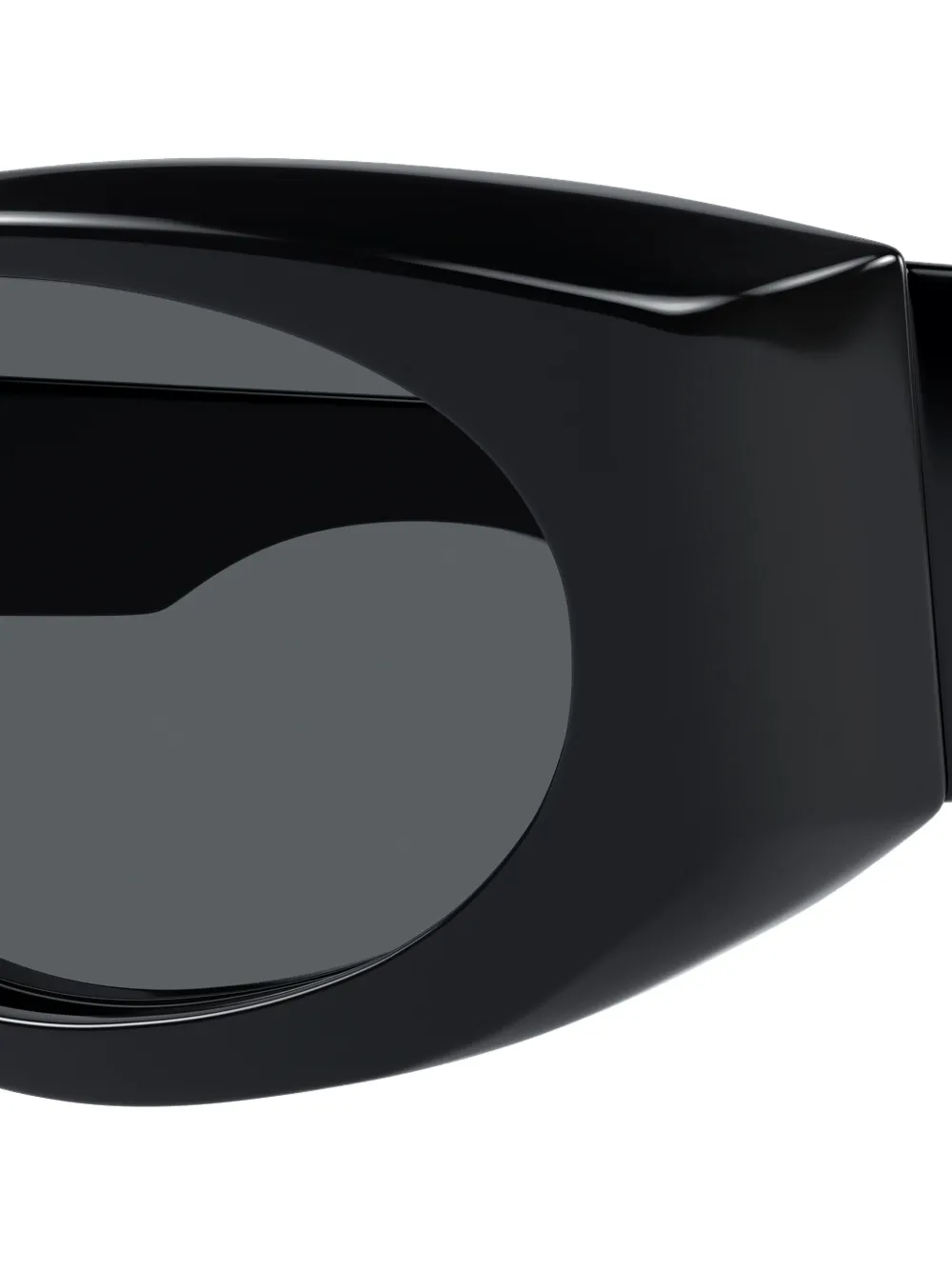 VALENTINO GARAVANI EYEWEAR VLogo zonnebril met geometrisch montuur Zwart