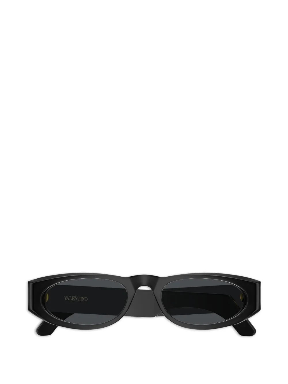 VALENTINO GARAVANI EYEWEAR VLogo geometric-frame sunglasses - Nero
