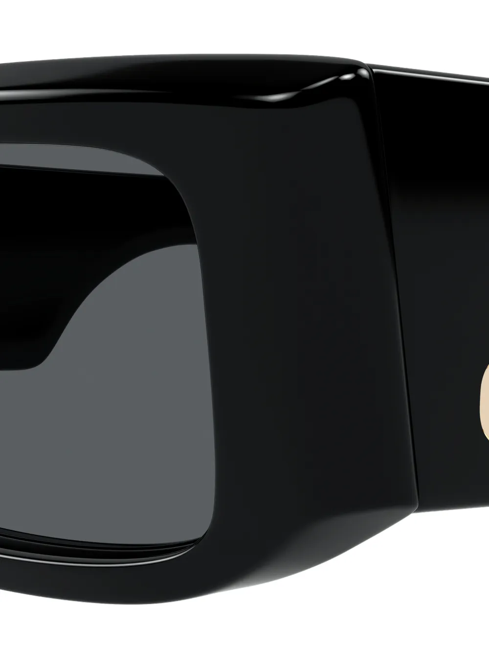 VALENTINO GARAVANI EYEWEAR VLogo bril met rechthoekig montuur Zwart