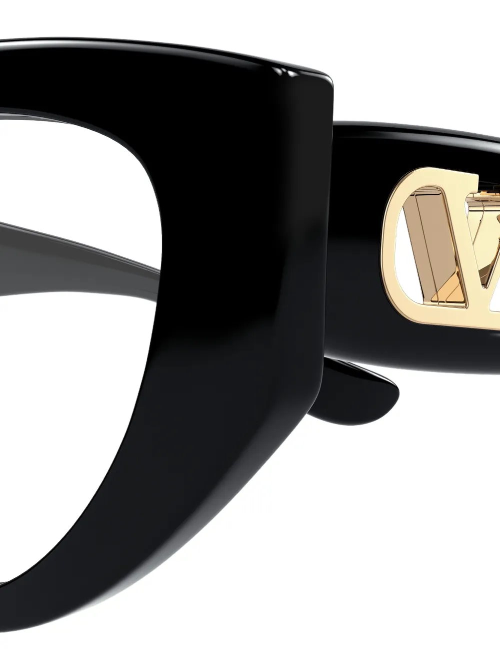 VALENTINO GARAVANI EYEWEAR VLogo bril met cat-eye montuur Zwart