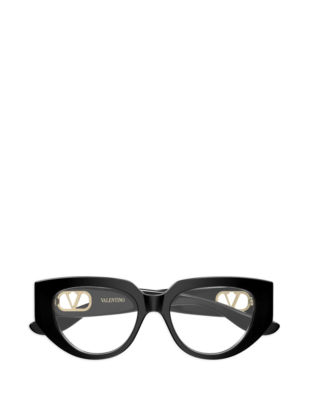 VALENTINO GARAVANI EYEWEAR VLogo cat-eye glasses - Nero