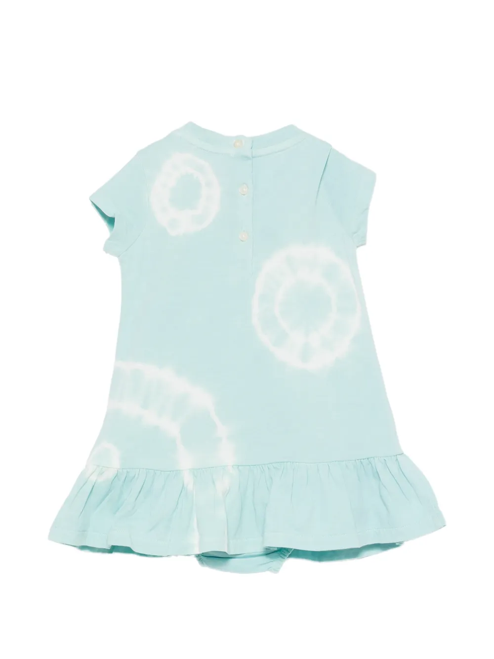 POLO RALPH LAUREN KIDS Twee logoprinten jurken Blauw