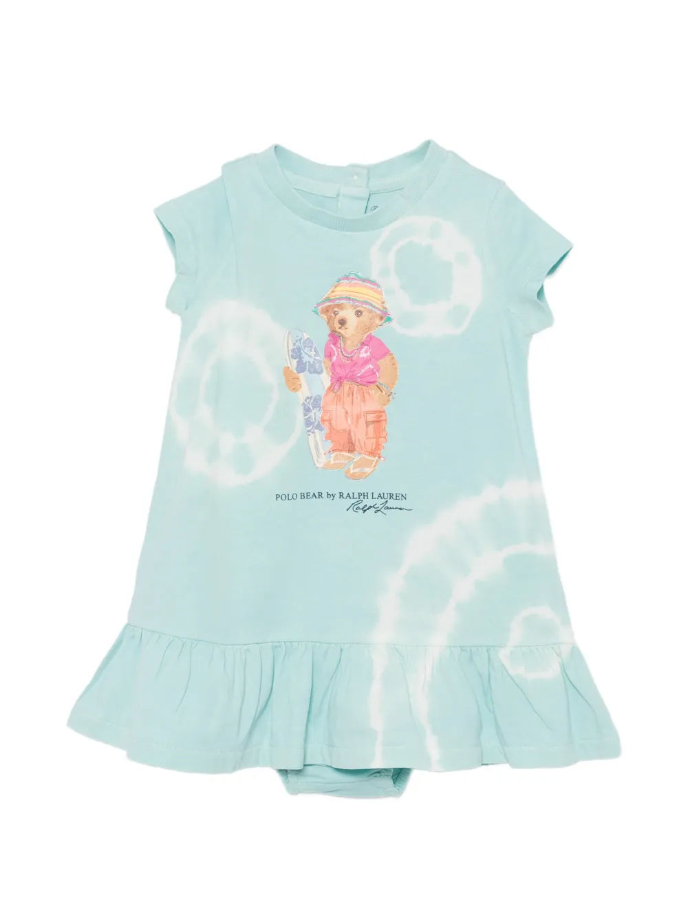 POLO RALPH LAUREN KIDS logo-print dress (set of two) - Blu