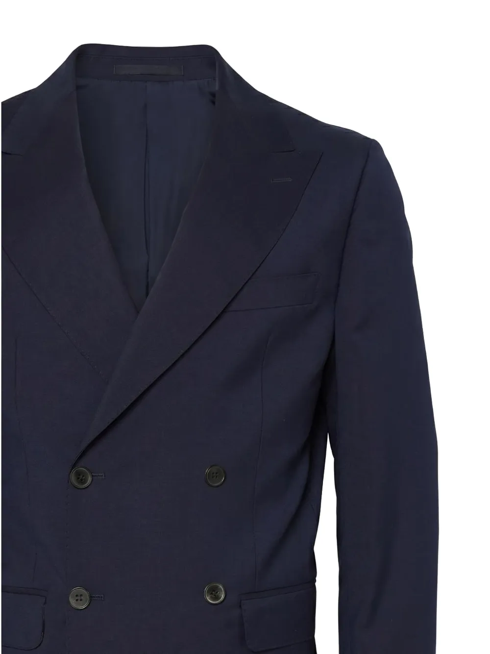 Low Brand Blazer met dubbele rij knopen Blauw