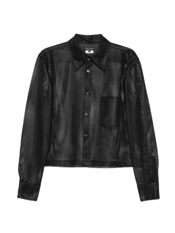 COMME des GARÇONS SHIRT メッシュジャケット ブラック 35864394_67780392_600.jpg
