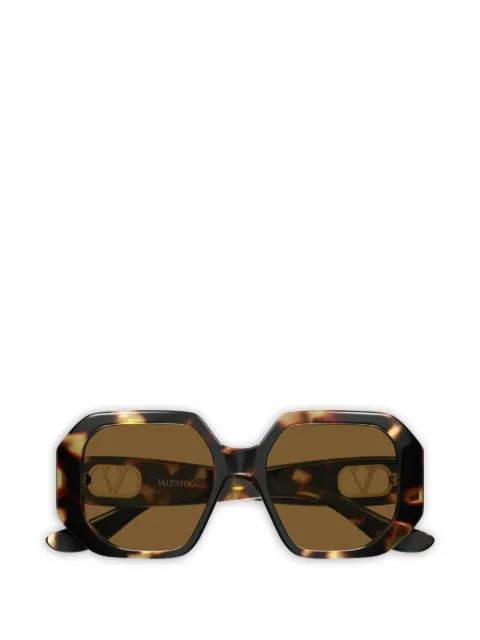 VALENTINO GARAVANI EYEWEAR VLogo geometric-frame sunglasses
