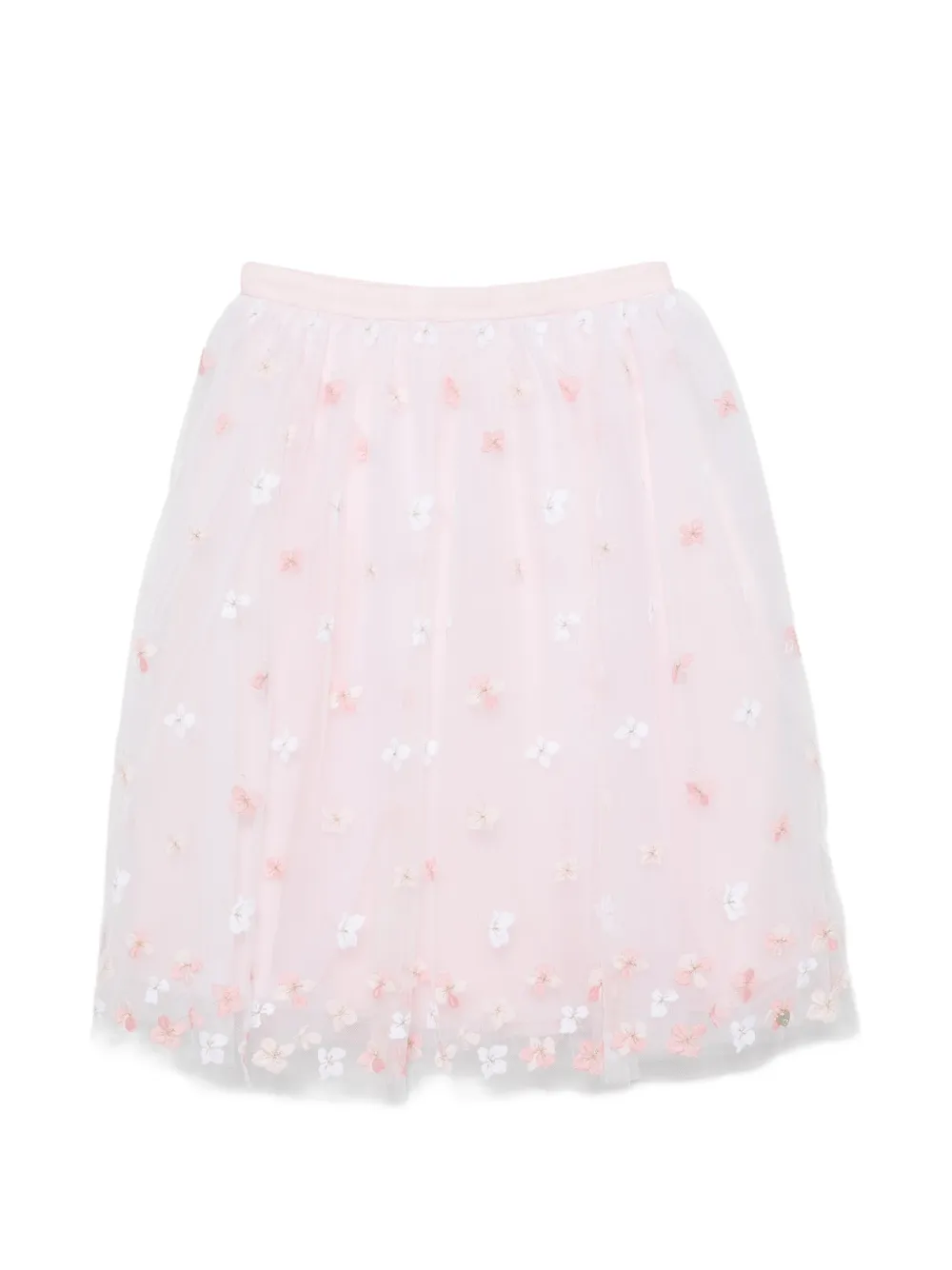 Tartine Et Chocolat floral-embroidered skirt - Rosa