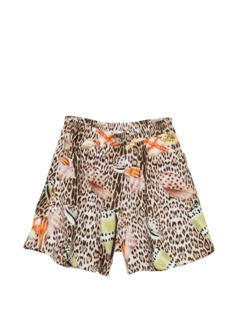 Roberto Cavalli Junior leopard-pattern shorts